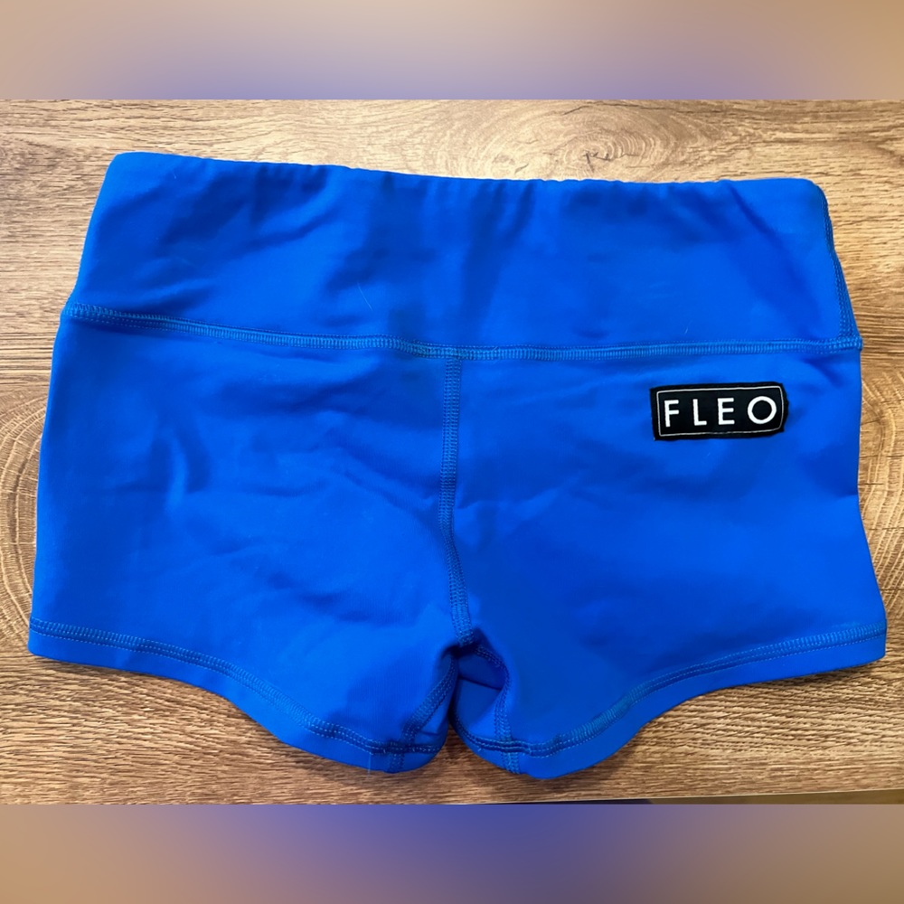 Bright Blue Fleo Shorts